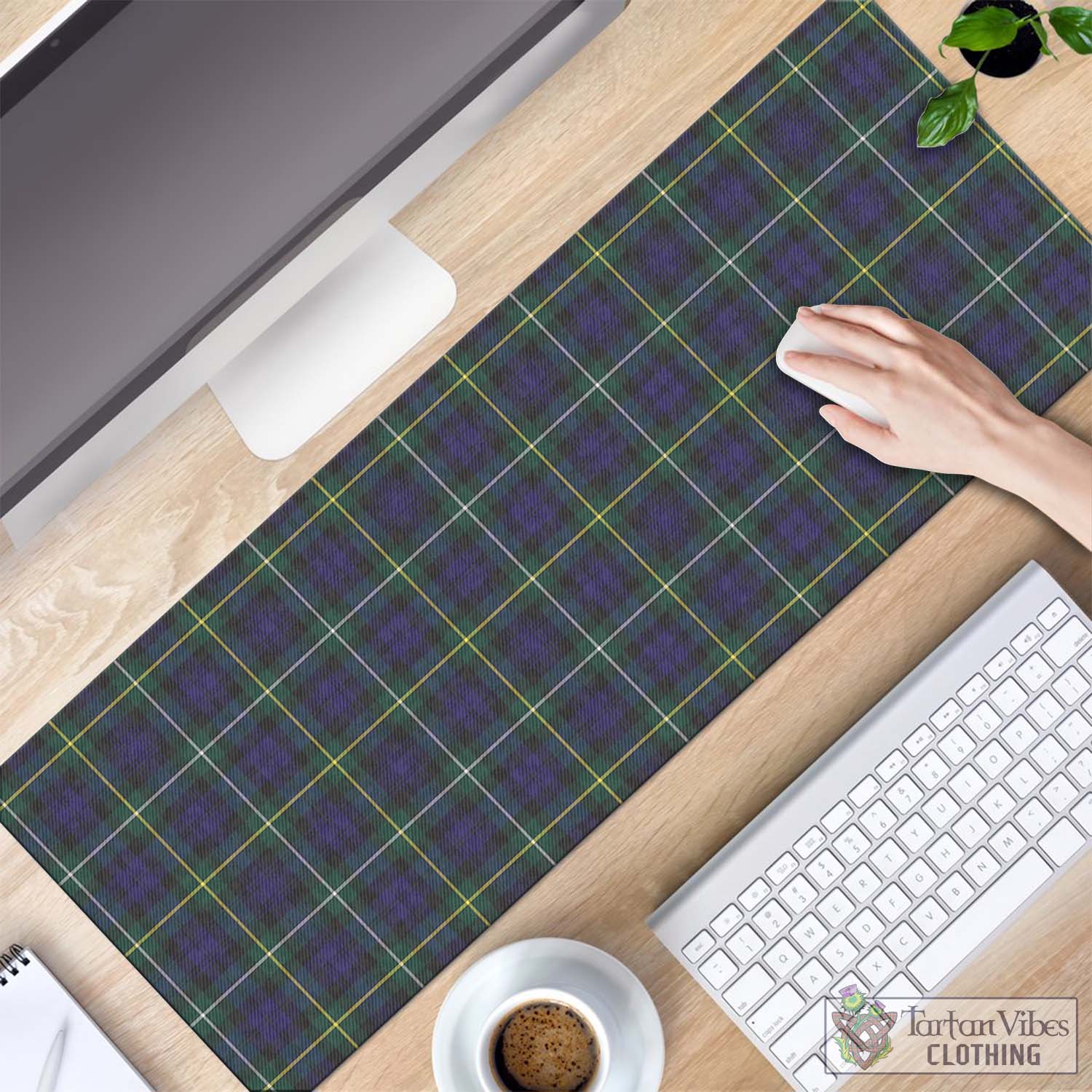 Tartan Vibes Clothing Campbell Argyll Modern Tartan Mouse Pad