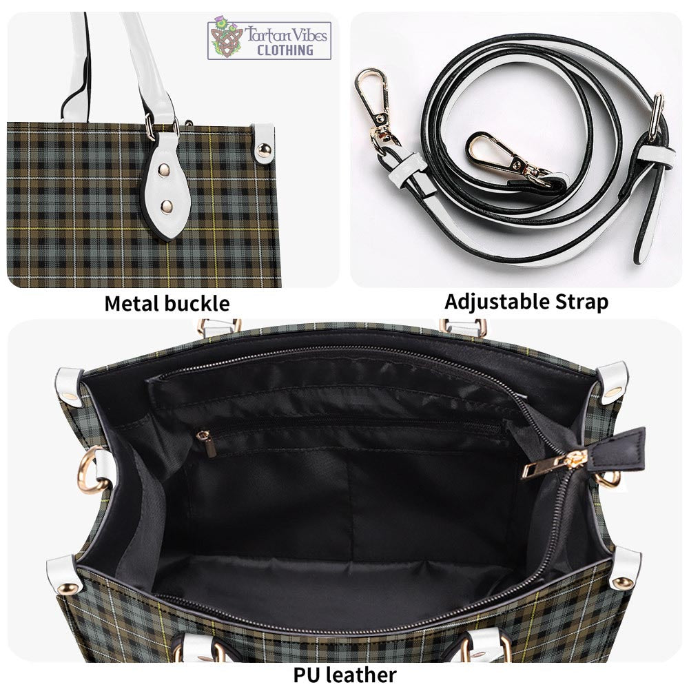 Tartan Vibes Clothing Campbell Argyll Weathered Tartan Luxury Leather Handbags