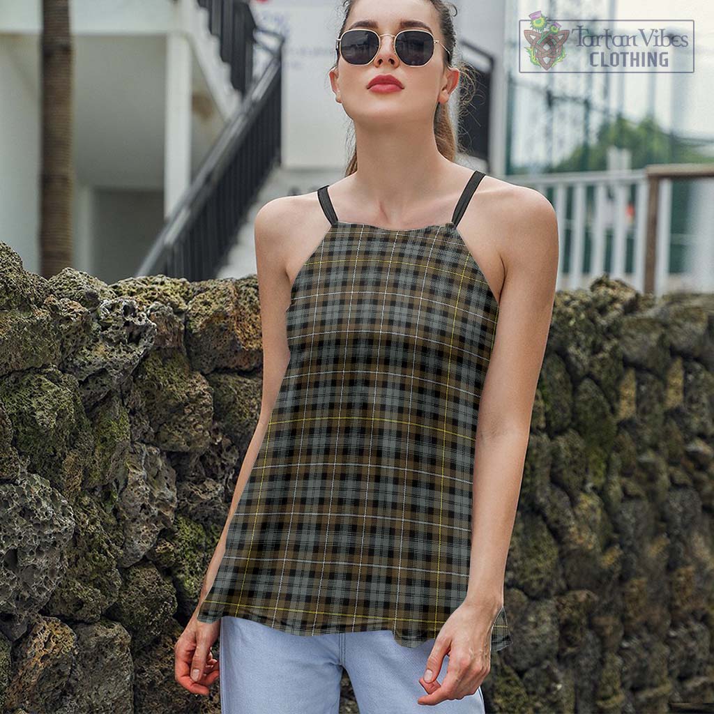 Tartan Vibes Clothing Campbell Argyll Weathered Tartan Loose Halter Neck Camisole