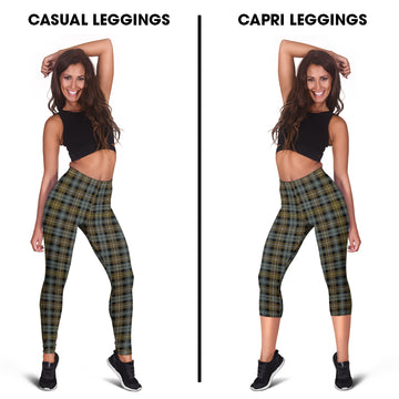 Campbell Argyll Weathered Tartan Womens Leggings