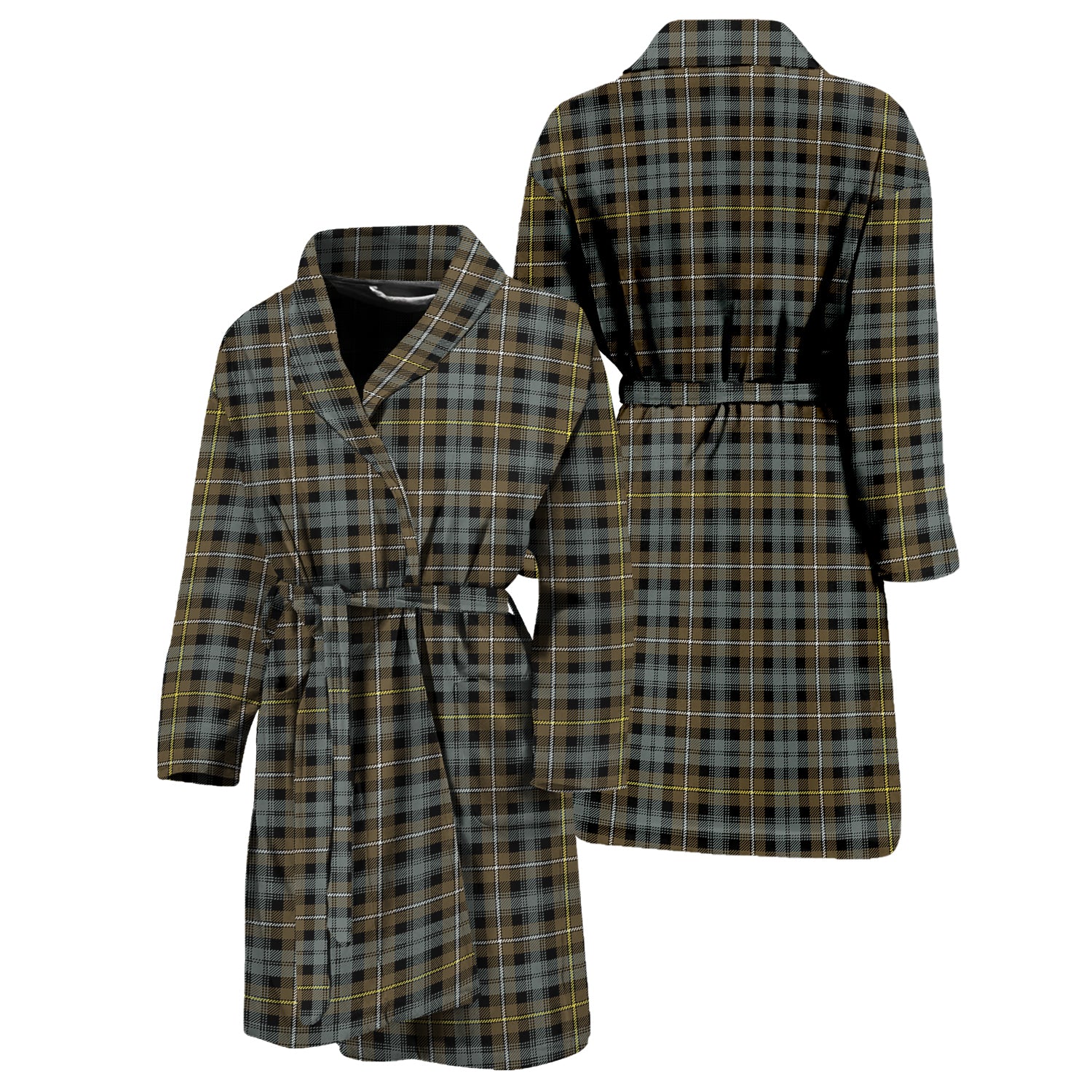 Campbell Argyll Weathered Tartan Bathrobe Unisex M - Tartan Vibes Clothing