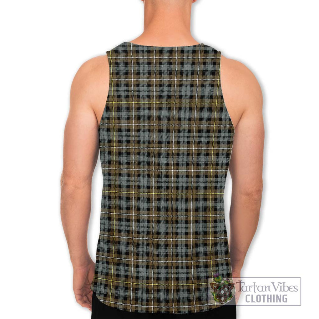 Campbell Argyll Weathered Tartan Men's Tank Top with Family Crest DNA In Me Style - Tartanvibesclothing Shop