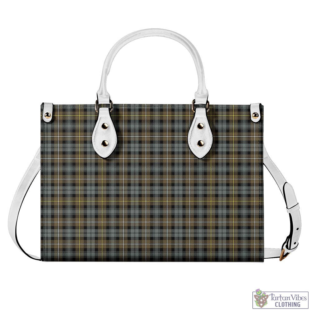 Tartan Vibes Clothing Campbell Argyll Weathered Tartan Luxury Leather Handbags