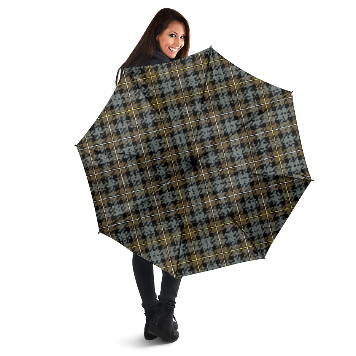 Campbell Argyll Weathered Tartan Umbrella - Tartanvibesclothing