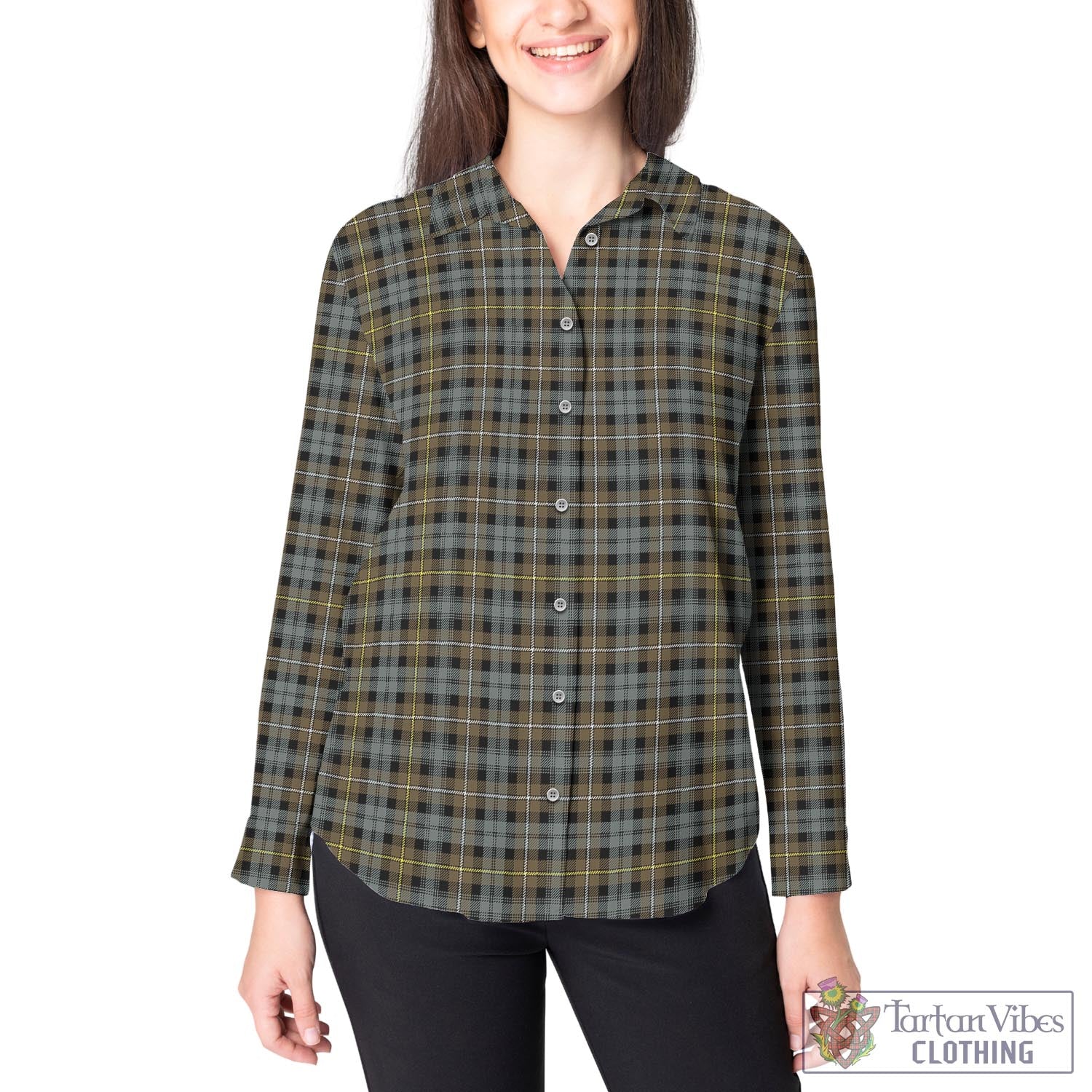 Campbell Argyll Weathered Tartan Womens Casual Shirt