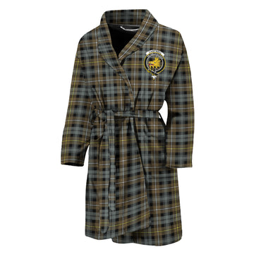 Campbell Argyll Weathered Tartan Bathrobe with Family Crest