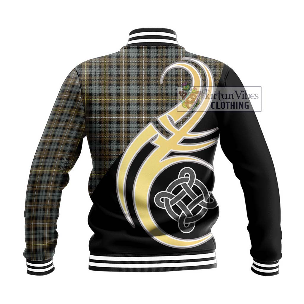 Campbell Argyll Weathered Tartan Baseball Jacket with Family Crest and Celtic Symbol Style - Tartan Vibes Clothing