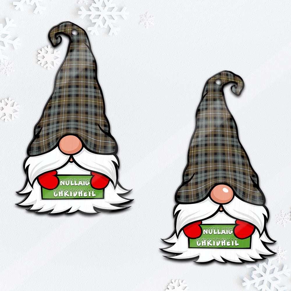 Campbell Argyll Weathered Gnome Christmas Ornament with His Tartan Christmas Hat - Tartan Vibes Clothing