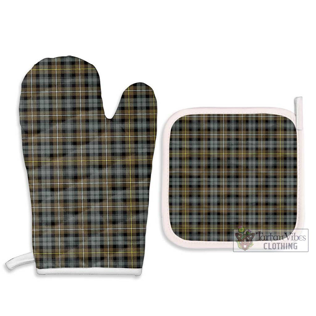 Campbell Argyll Weathered Tartan Combo Oven Mitt & Pot-Holder Combo 1 Oven Mitt & 2 Pot-Holder White - Tartan Vibes Clothing