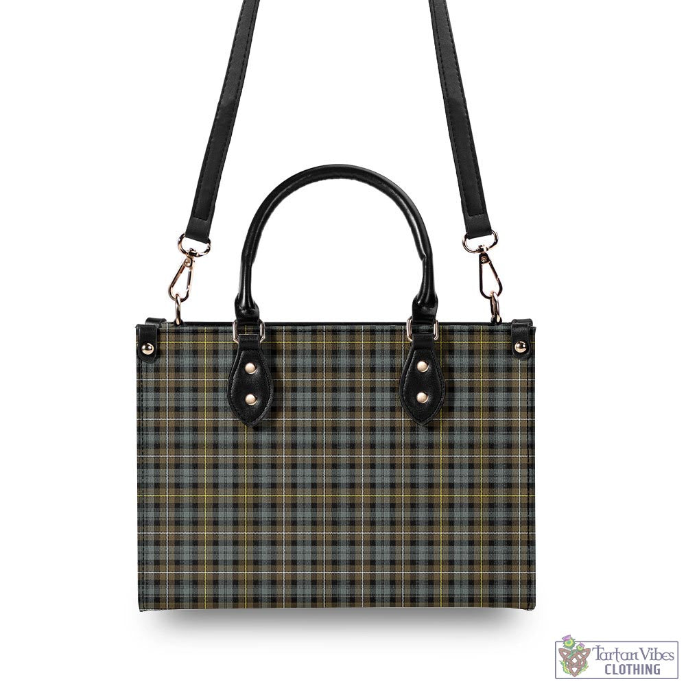 Tartan Vibes Clothing Campbell Argyll Weathered Tartan Luxury Leather Handbags