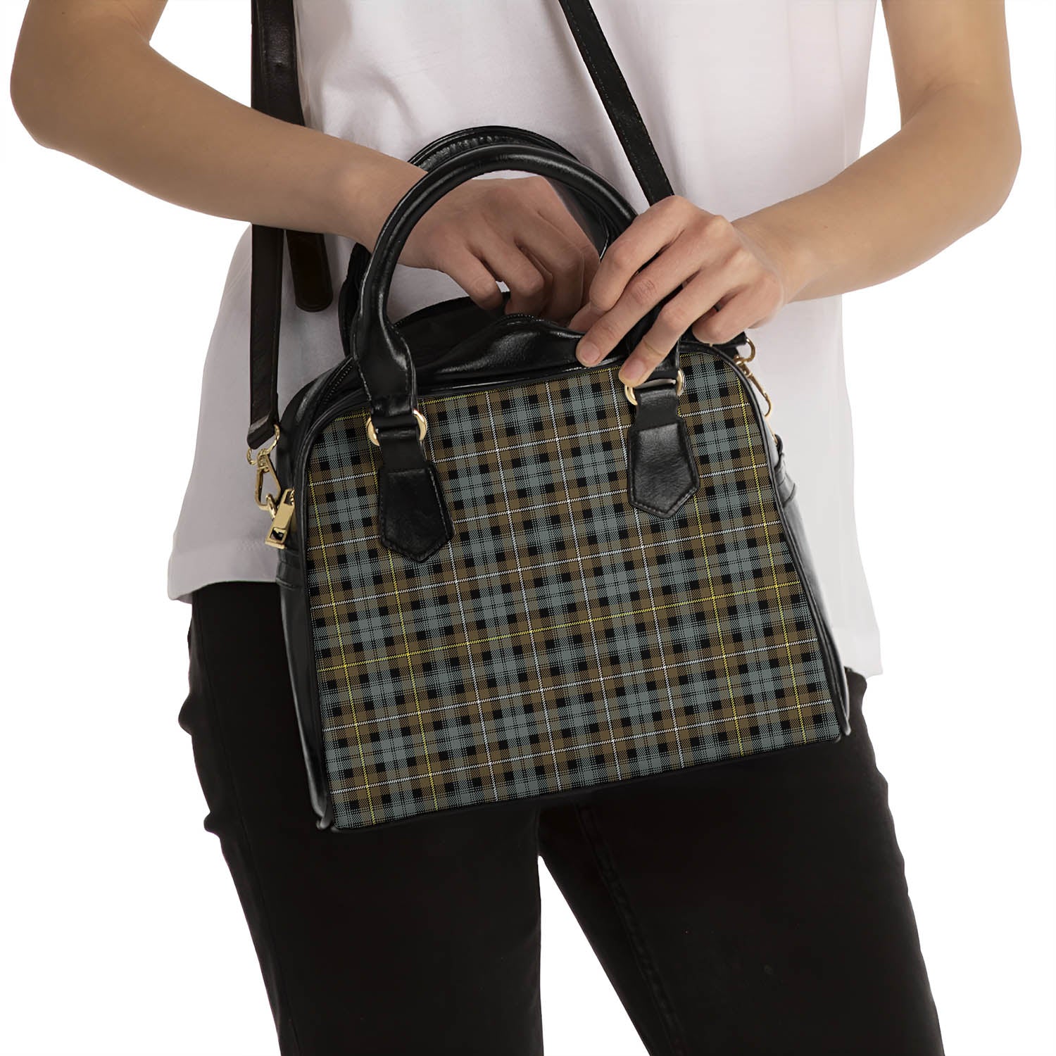 Campbell Argyll Weathered Tartan Shoulder Handbags - Tartanvibesclothing