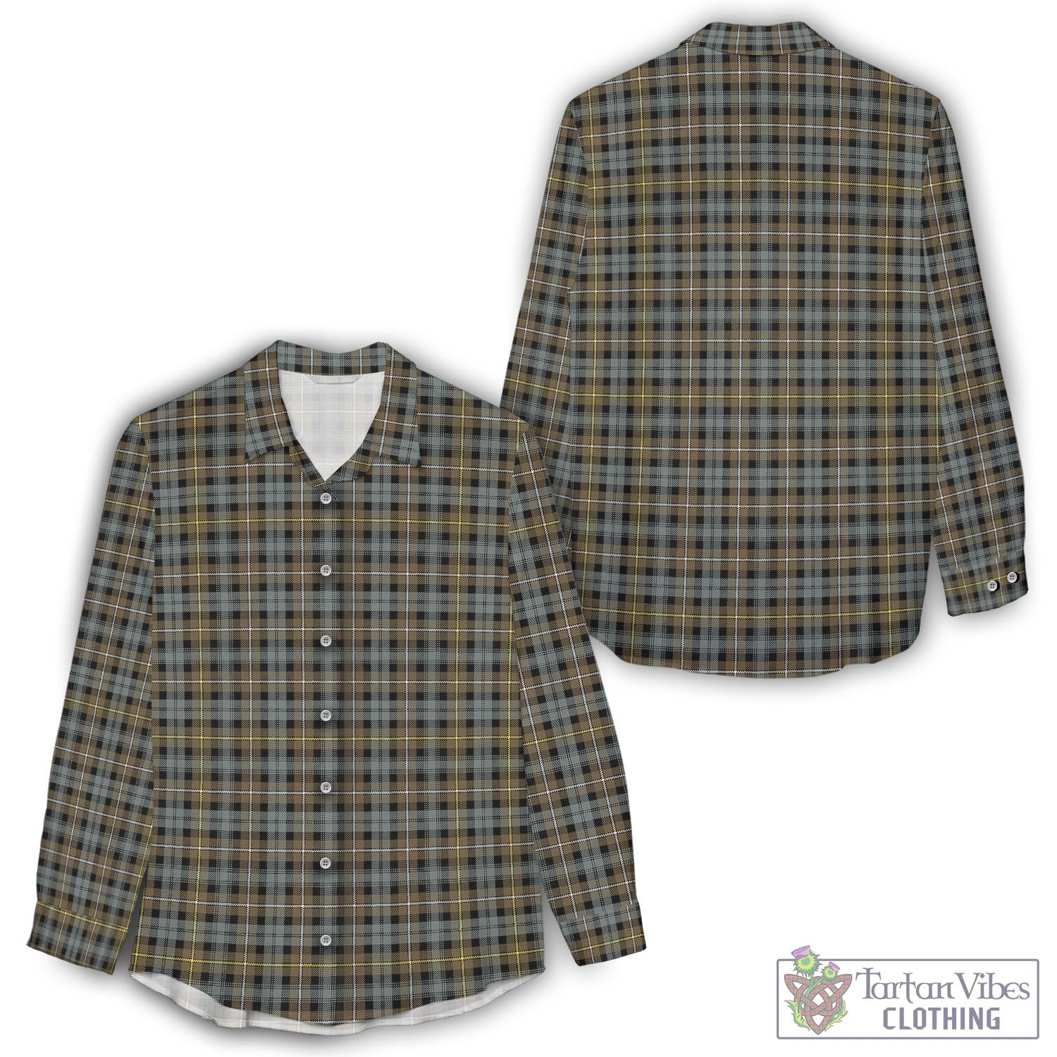 Campbell Argyll Weathered Tartan Womens Casual Shirt