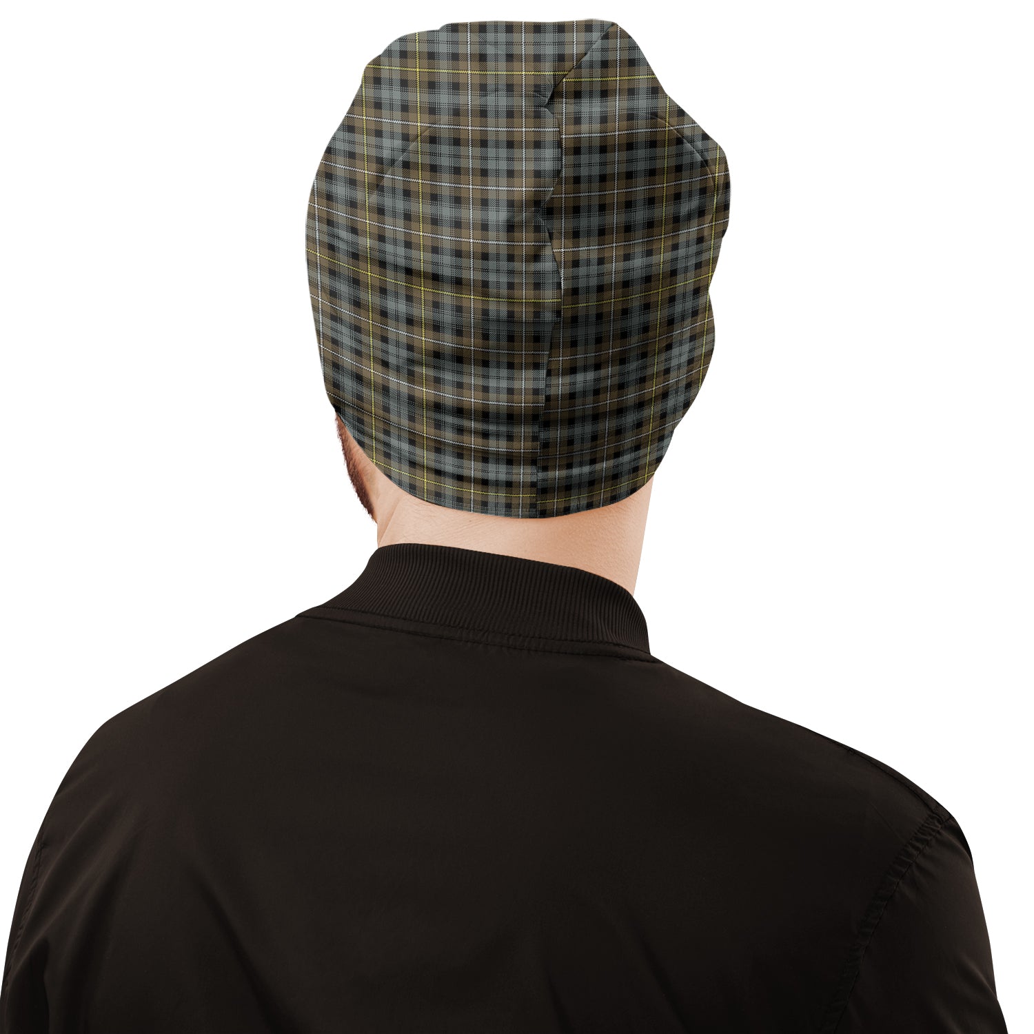 Campbell Argyll Weathered Tartan Beanies Hat with Family Crest - Tartan Vibes Clothing