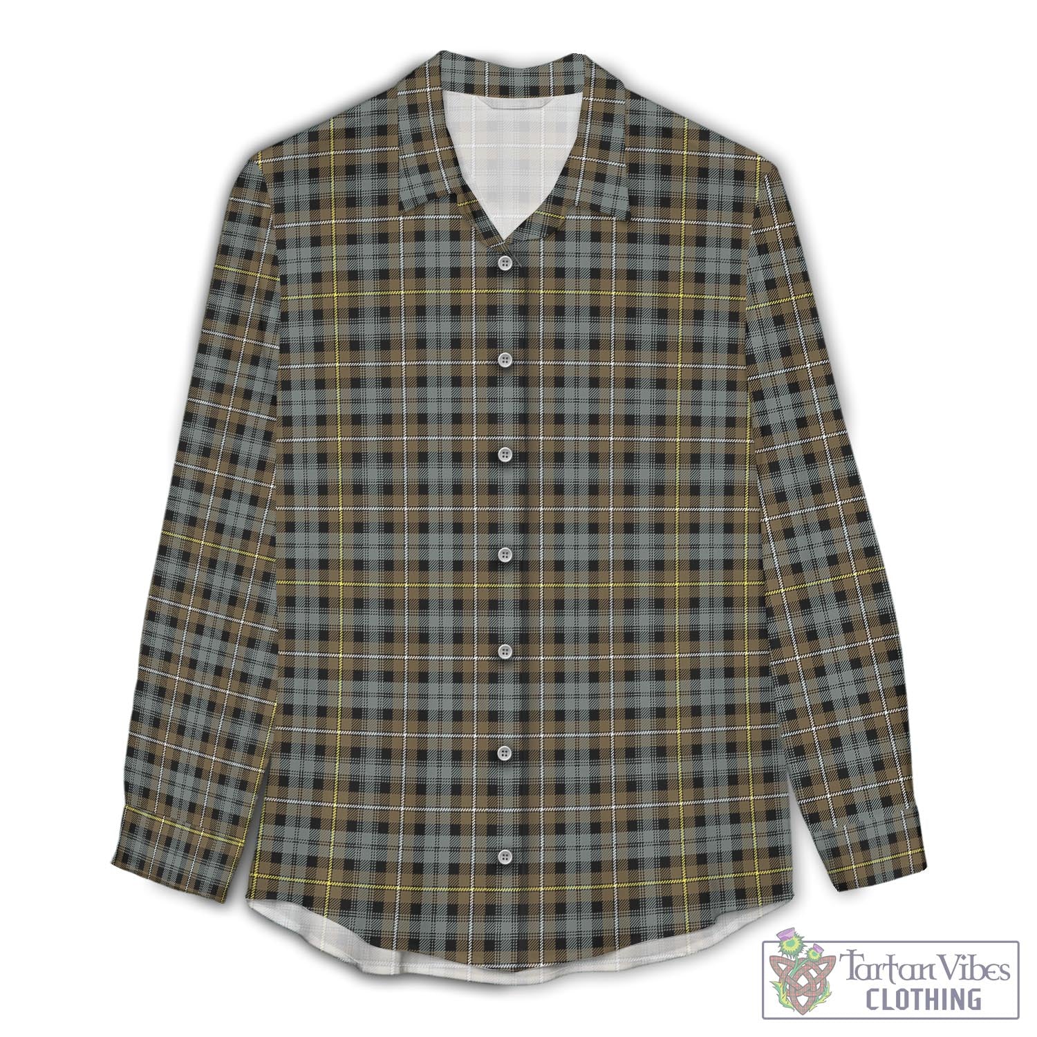 Campbell Argyll Weathered Tartan Womens Casual Shirt