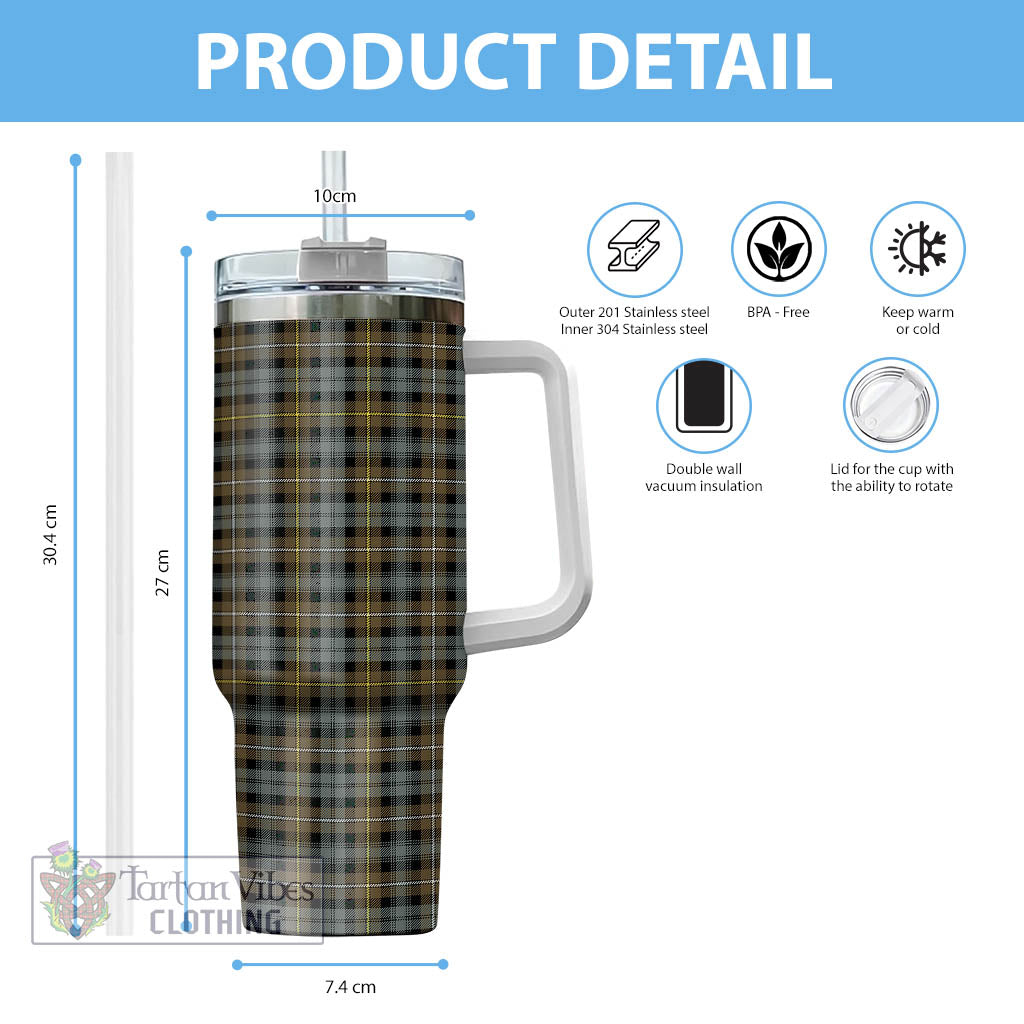 Tartan Vibes Clothing Campbell Argyll Weathered Tartan Tumbler with Handle