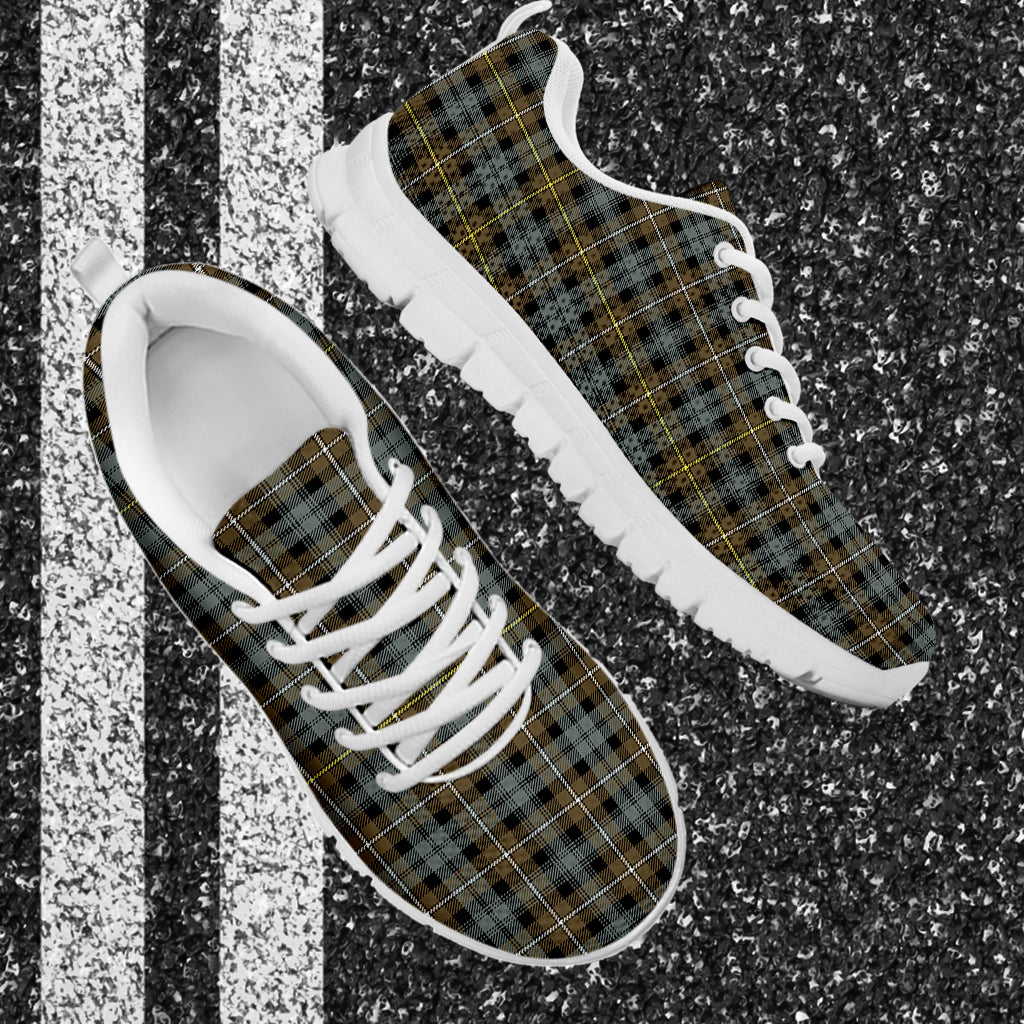 Campbell Argyll Weathered Tartan Sneakers - Tartan Vibes Clothing