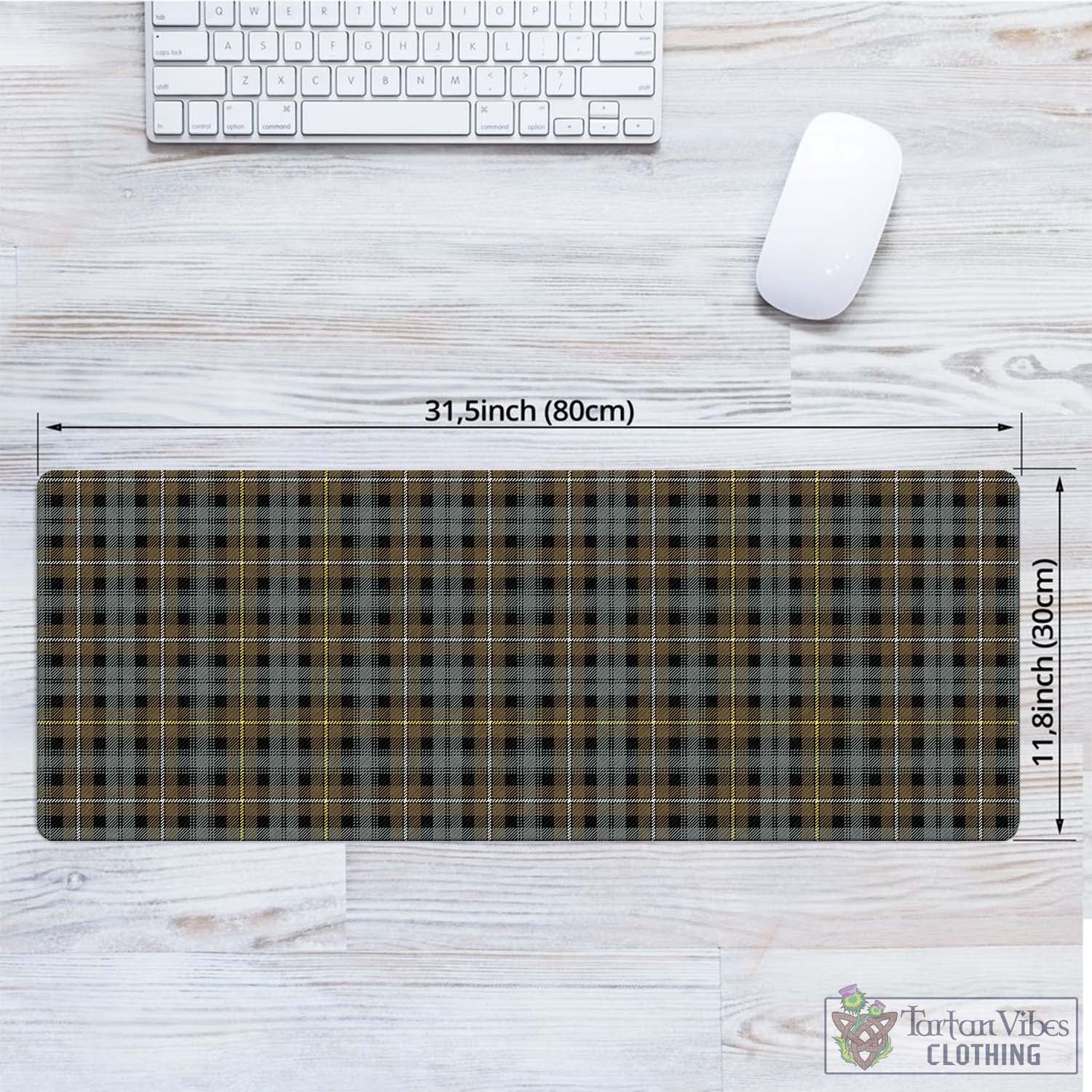 Tartan Vibes Clothing Campbell Argyll Weathered Tartan Mouse Pad