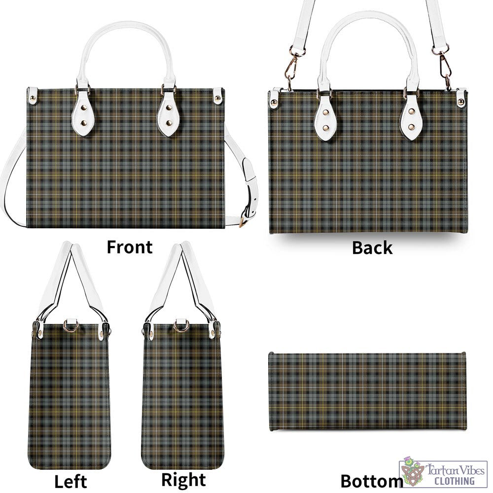 Tartan Vibes Clothing Campbell Argyll Weathered Tartan Luxury Leather Handbags