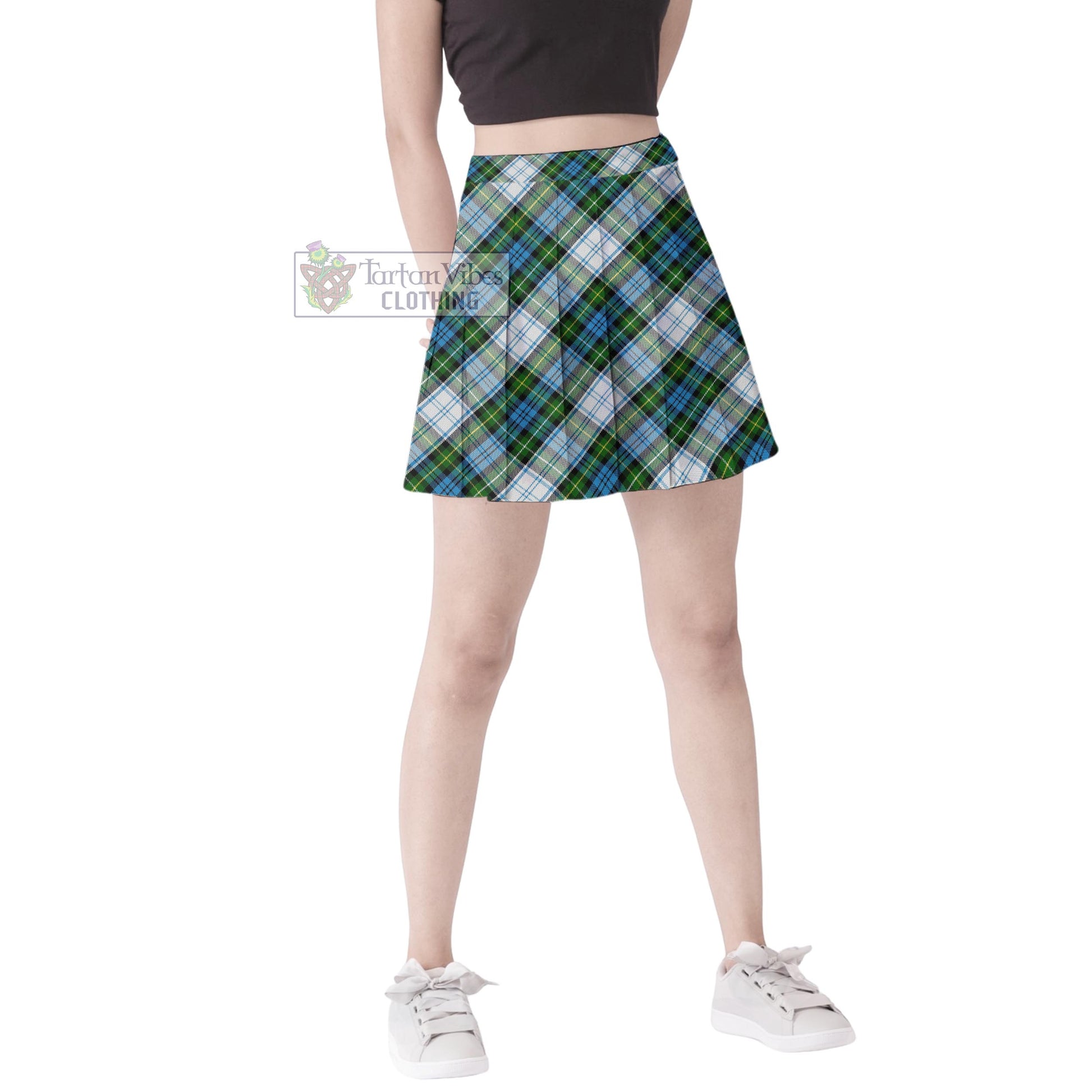 Tartan Vibes Clothing Campbell Dress Tartan Women's Plated Mini Skirt