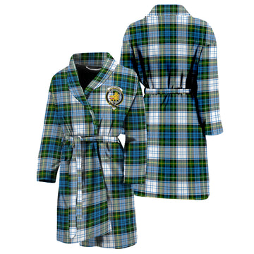 Campbell Dress Tartan Bathrobe with Family Crest