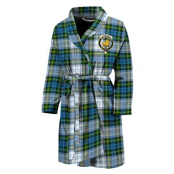 Campbell Dress Tartan Bathrobe with Family Crest