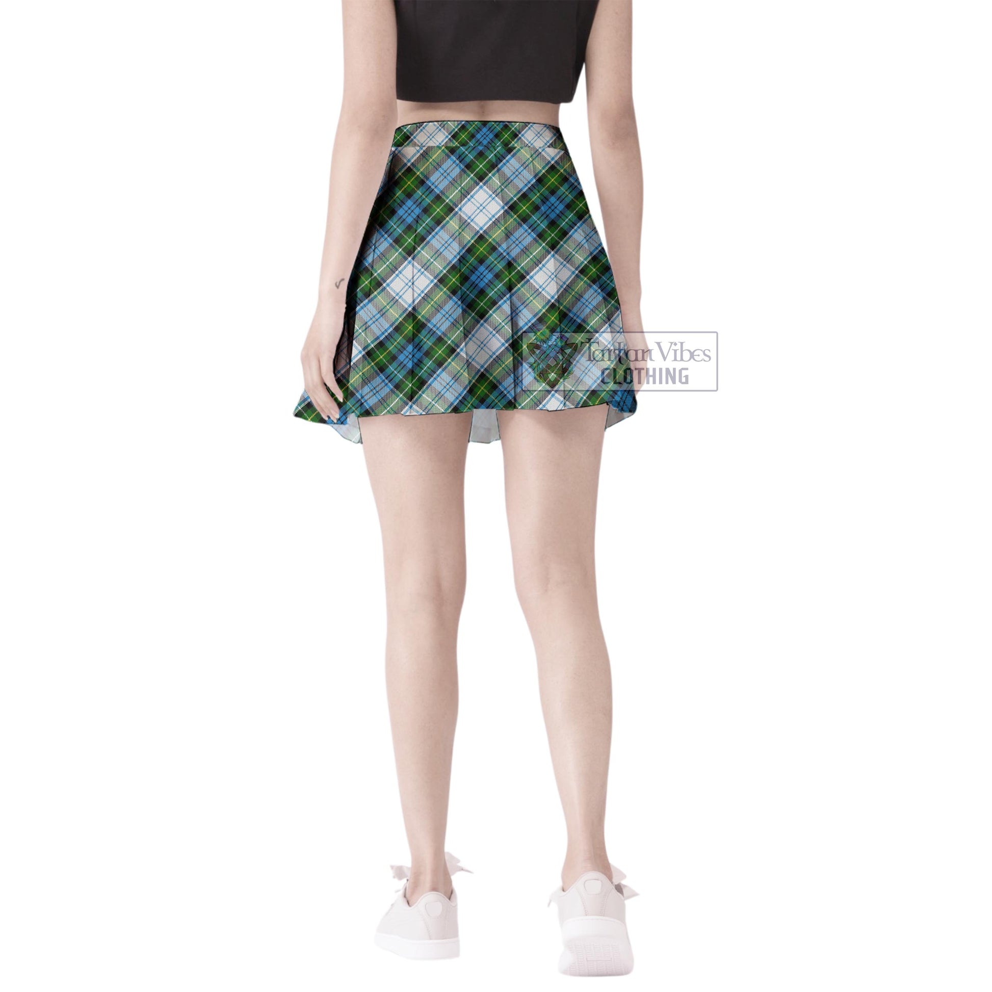 Tartan Vibes Clothing Campbell Dress Tartan Women's Plated Mini Skirt