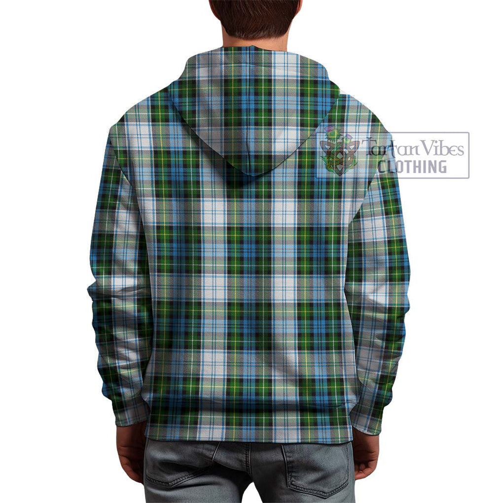 Campbell Dress Tartan Hoodie with Family Crest DNA In Me Style - Tartanvibesclothing Shop