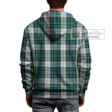 Campbell Dress Tartan Hoodie with Family Crest DNA In Me Style