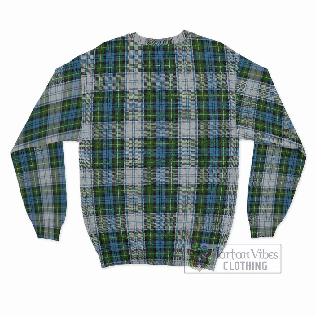 Campbell Dress Tartan Sweatshirt with Family Crest DNA In Me Style - Tartanvibesclothing Shop