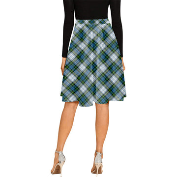 Campbell Dress Tartan Melete Pleated Midi Skirt