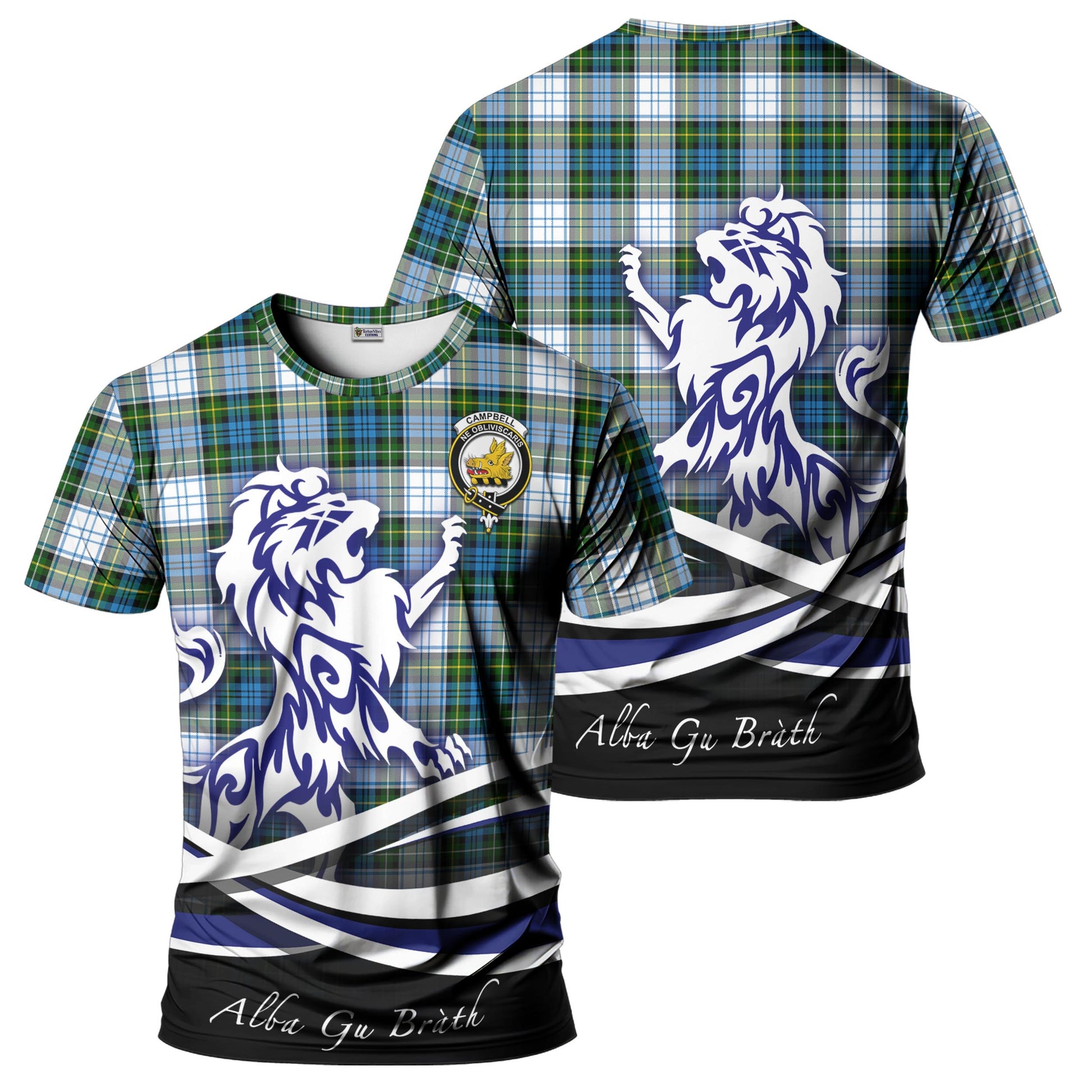 campbell-dress-tartan-t-shirt-with-alba-gu-brath-regal-lion-emblem