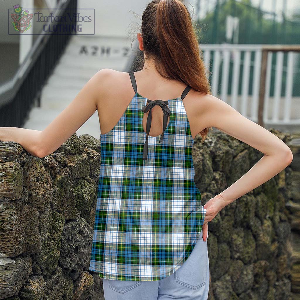 Tartan Vibes Clothing Campbell Dress Tartan Loose Halter Neck Camisole