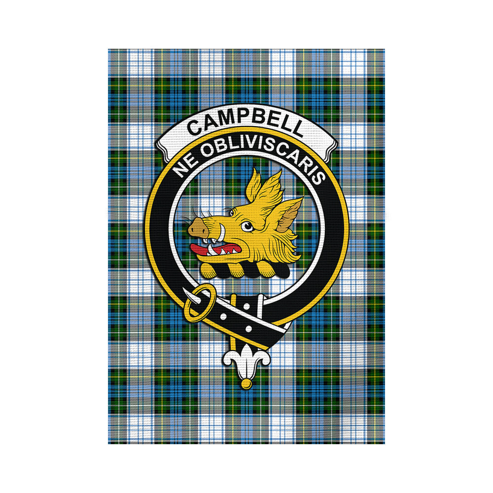 Campbell Dress Tartan Flag with Family Crest - Tartan Vibes Clothing