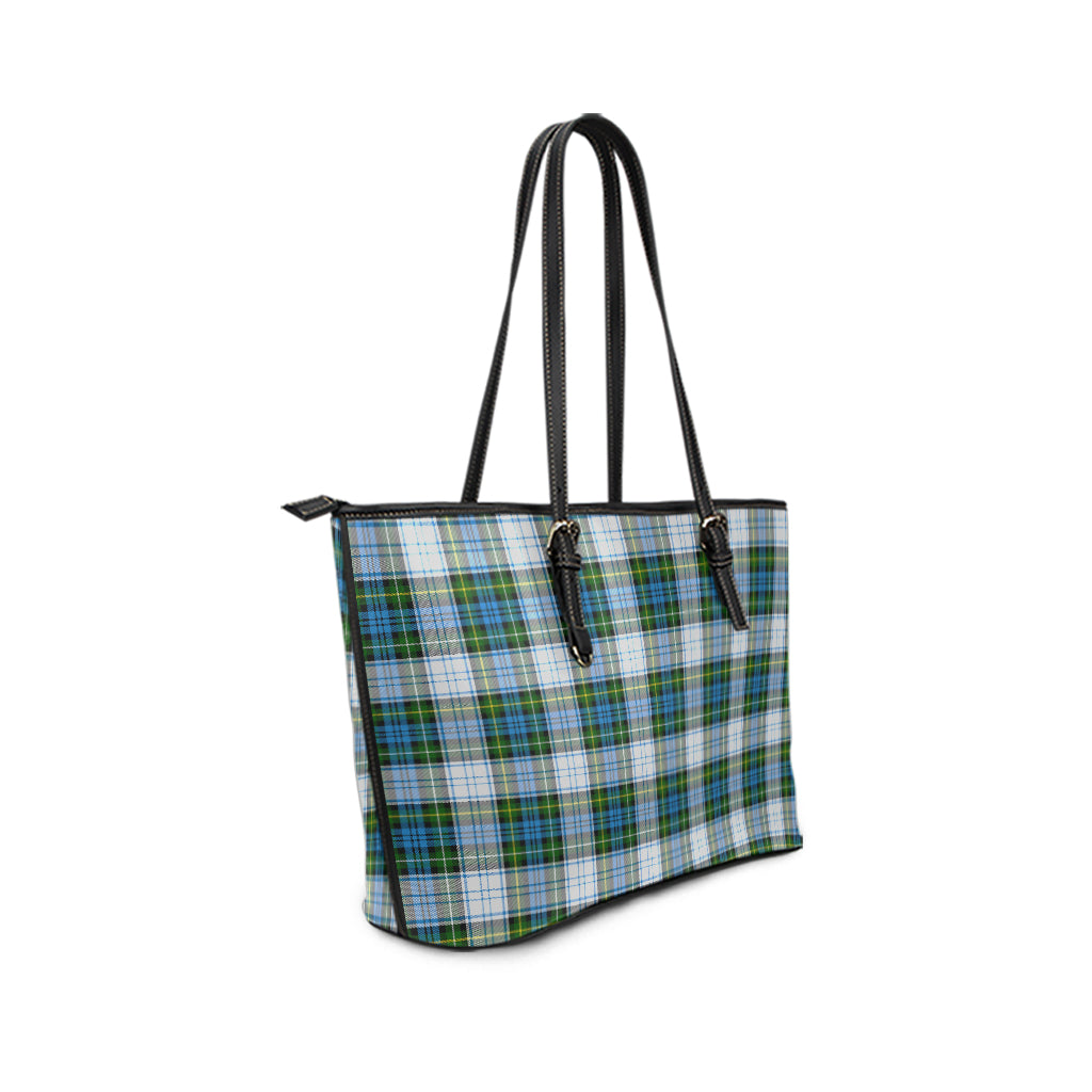 campbell-dress-tartan-leather-tote-bag