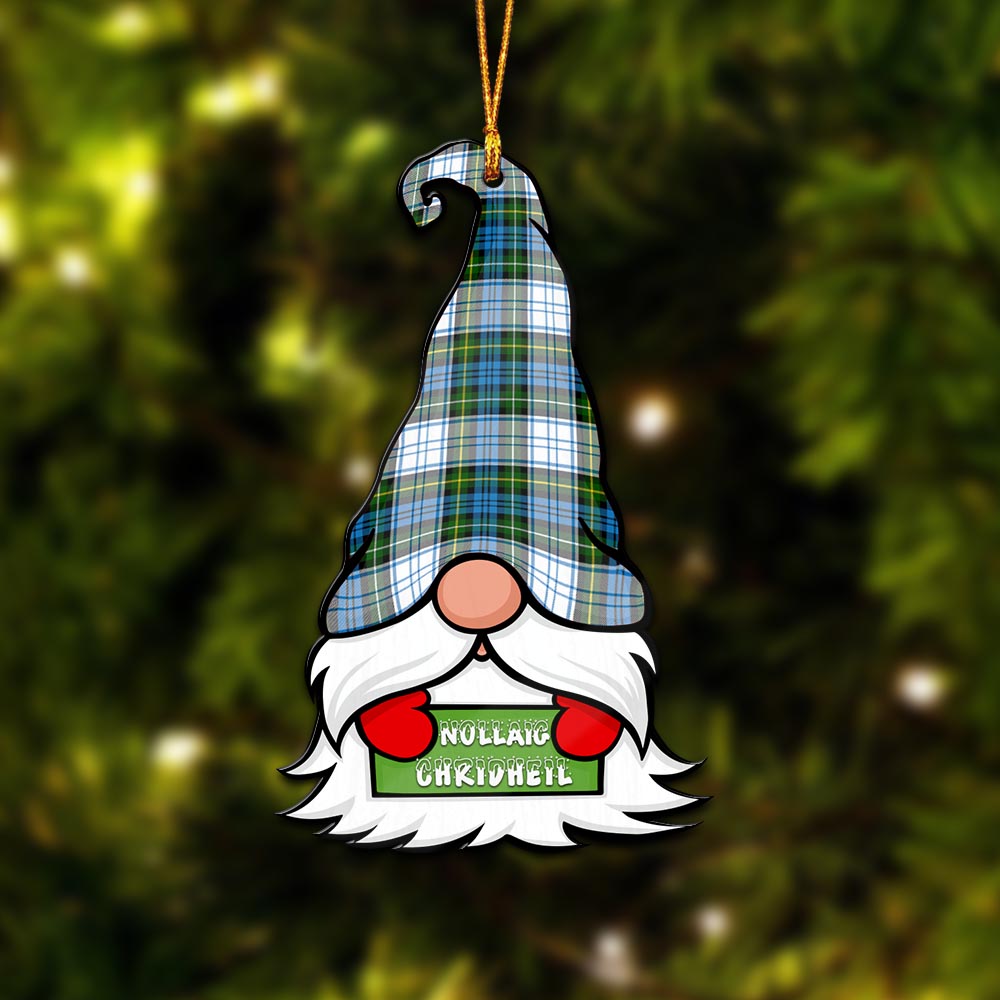 Campbell Dress Gnome Christmas Ornament with His Tartan Christmas Hat - Tartanvibesclothing