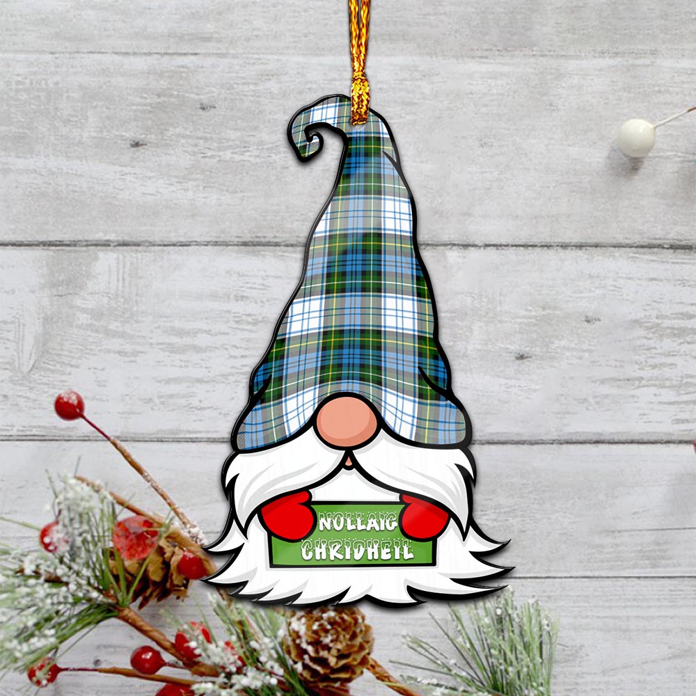 Campbell Dress Gnome Christmas Ornament with His Tartan Christmas Hat - Tartanvibesclothing
