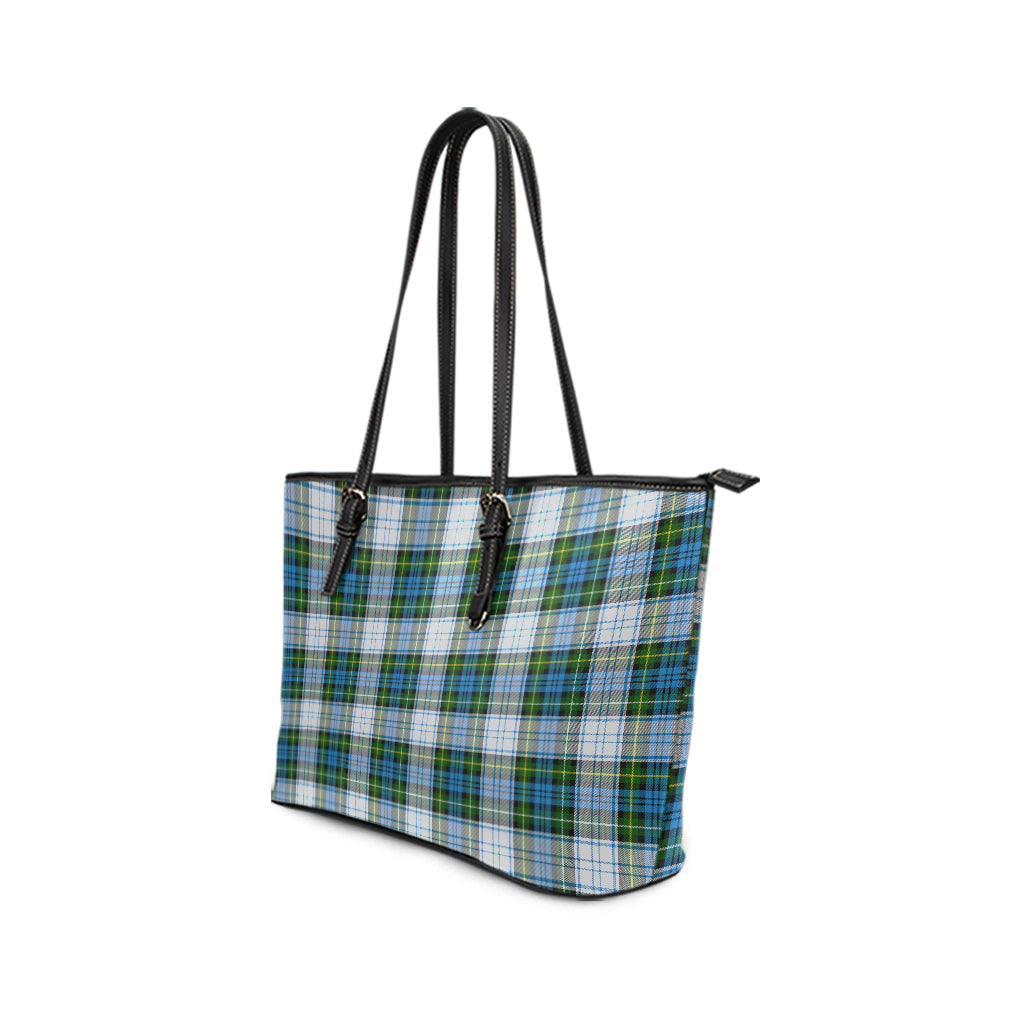 campbell-dress-tartan-leather-tote-bag