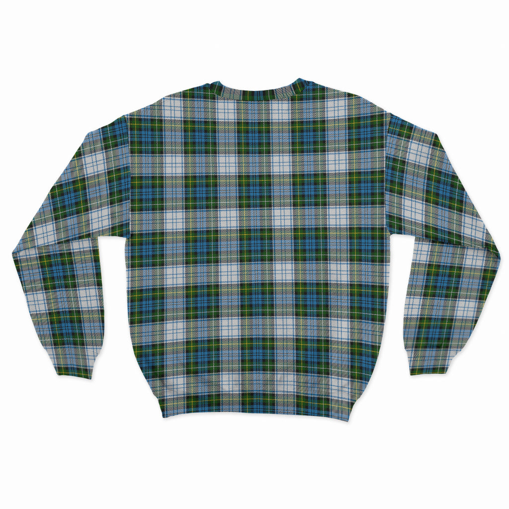 Campbell Dress Tartan Sweatshirt with Family Crest - Tartan Vibes Clothing