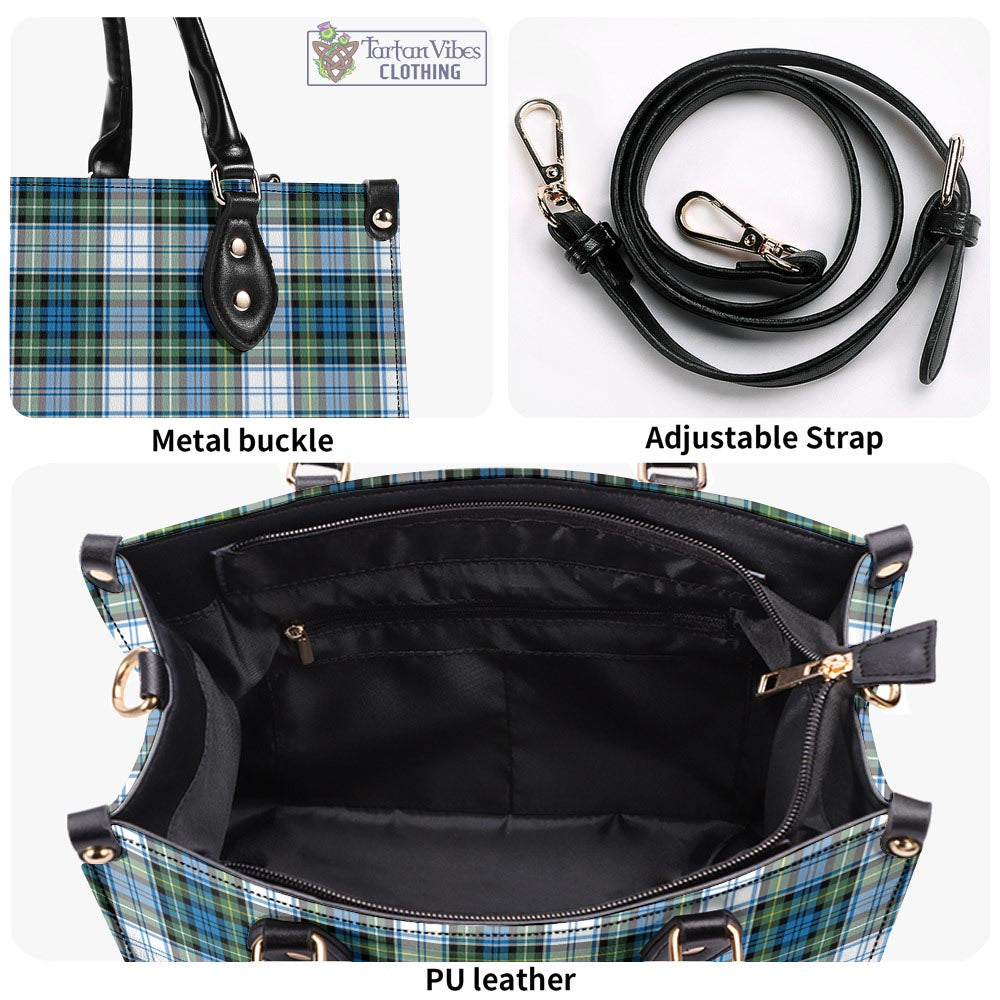 Tartan Vibes Clothing Campbell Dress Ancient Tartan Luxury Leather Handbags