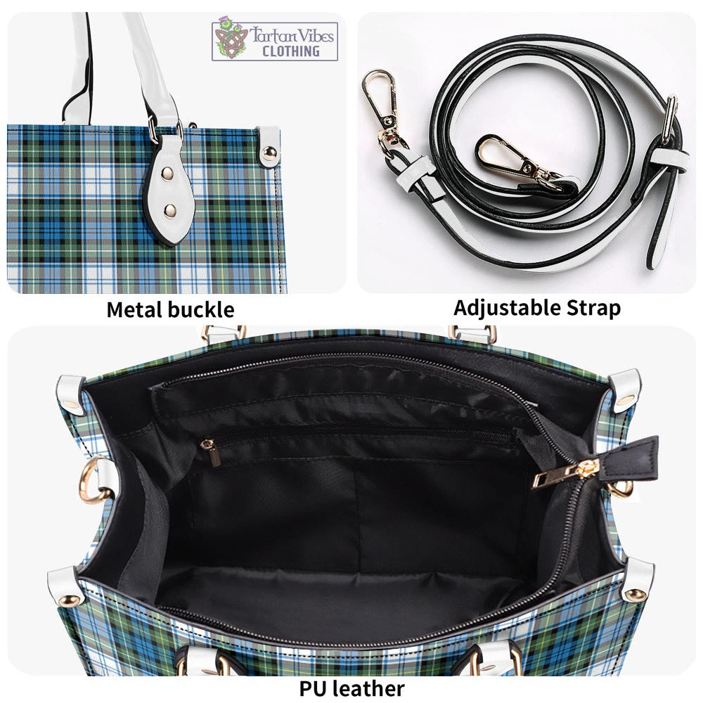 Tartan Vibes Clothing Campbell Dress Ancient Tartan Luxury Leather Handbags