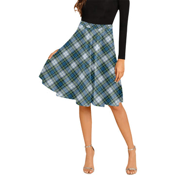 Campbell Dress Ancient Tartan Melete Pleated Midi Skirt