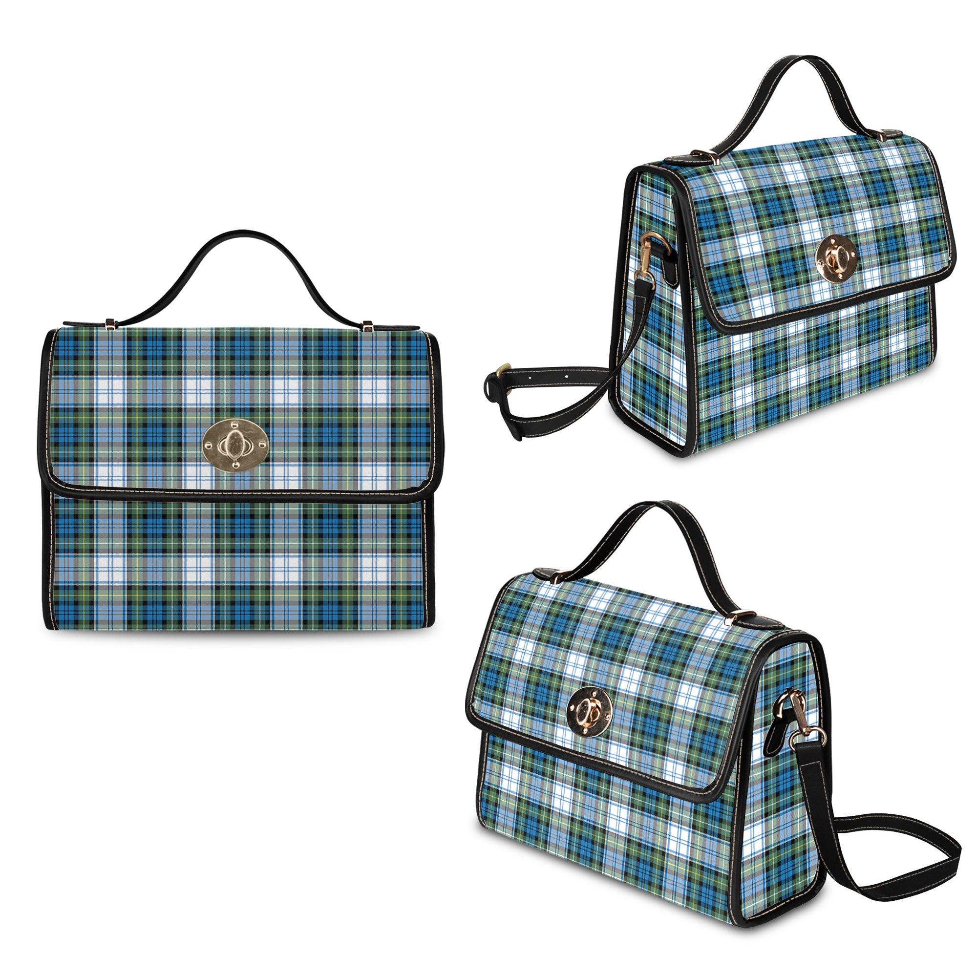 campbell-dress-ancient-tartan-leather-strap-waterproof-canvas-bag