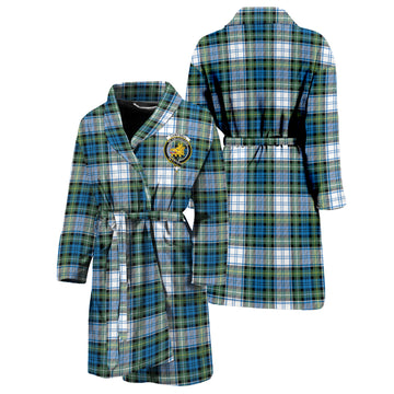 Campbell Dress Ancient Tartan Bathrobe with Family Crest