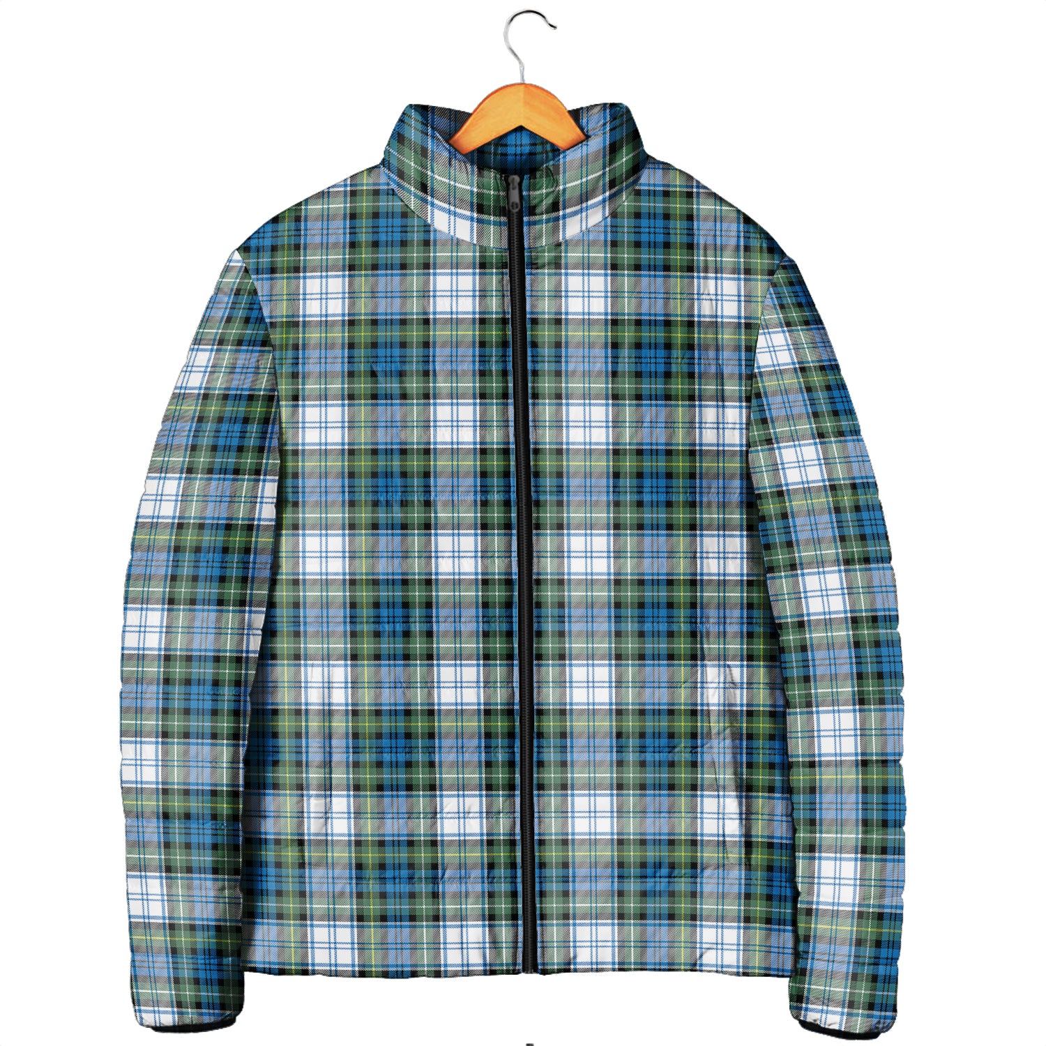 Campbell Dress Ancient Tartan Padded Jacket Men's Padded Jacket - Tartan Vibes Clothing