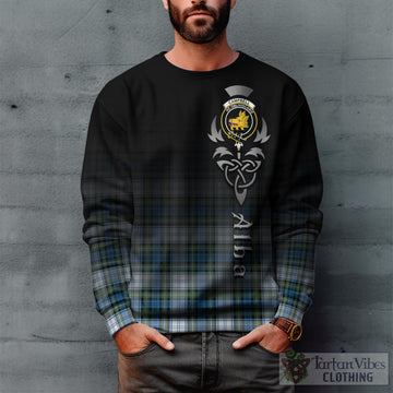 Campbell Dress Ancient Tartan Sweatshirt Featuring Alba Gu Brath Family Crest Celtic Inspired