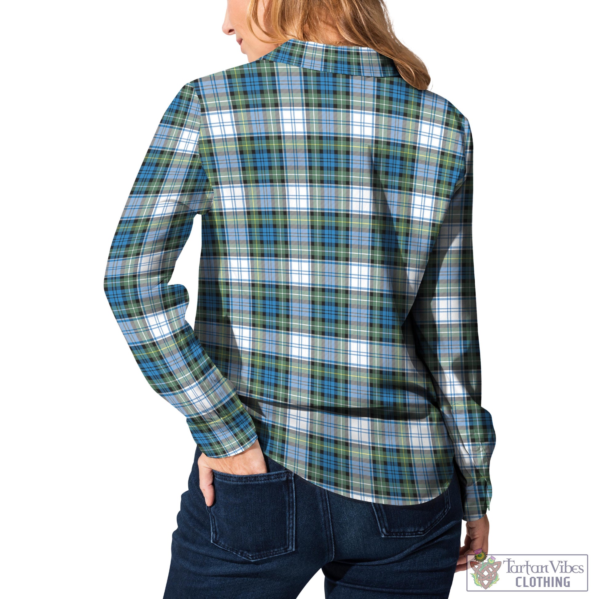 Campbell Dress Ancient Tartan Womens Casual Shirt