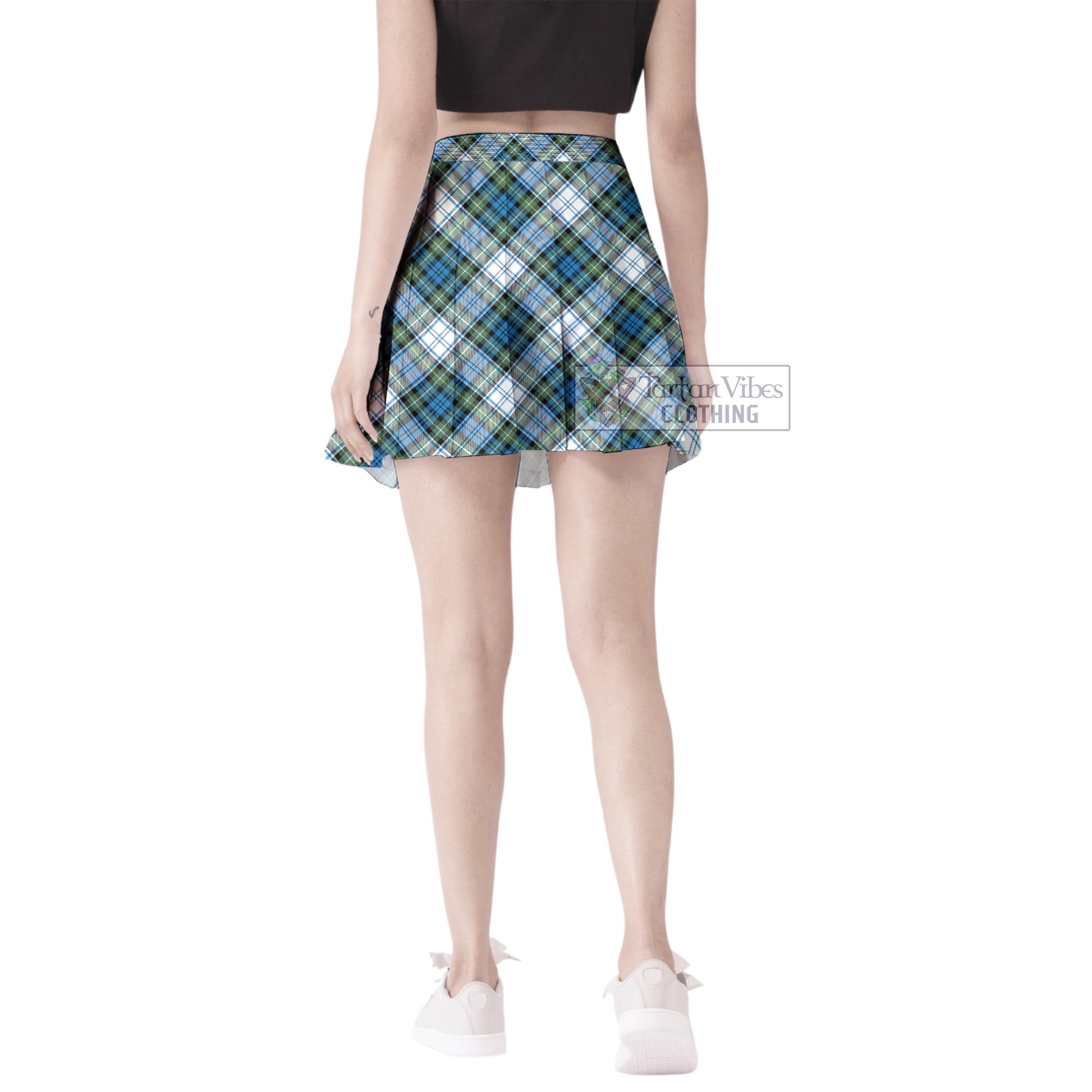 Tartan Vibes Clothing Campbell Dress Ancient Tartan Women's Plated Mini Skirt