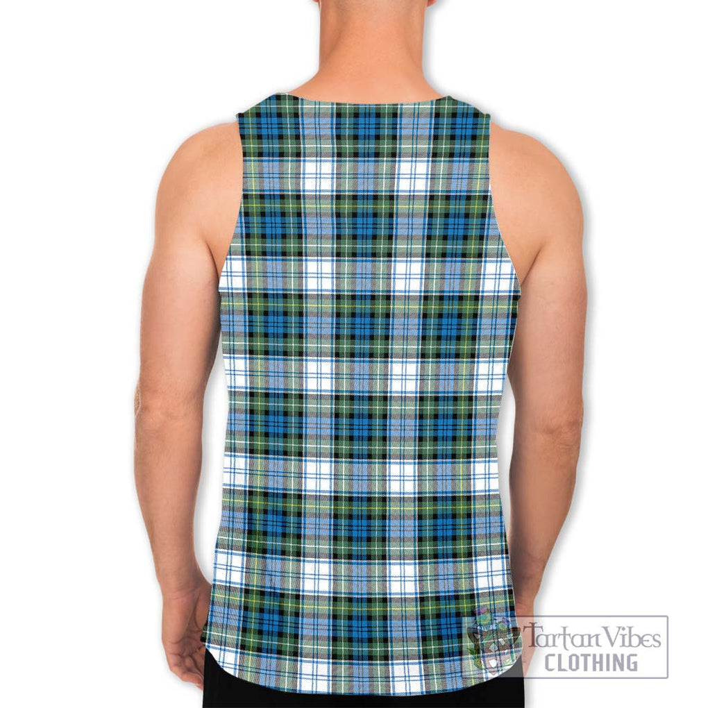 Campbell Dress Ancient Tartan Men's Tank Top with Family Crest DNA In Me Style - Tartanvibesclothing Shop