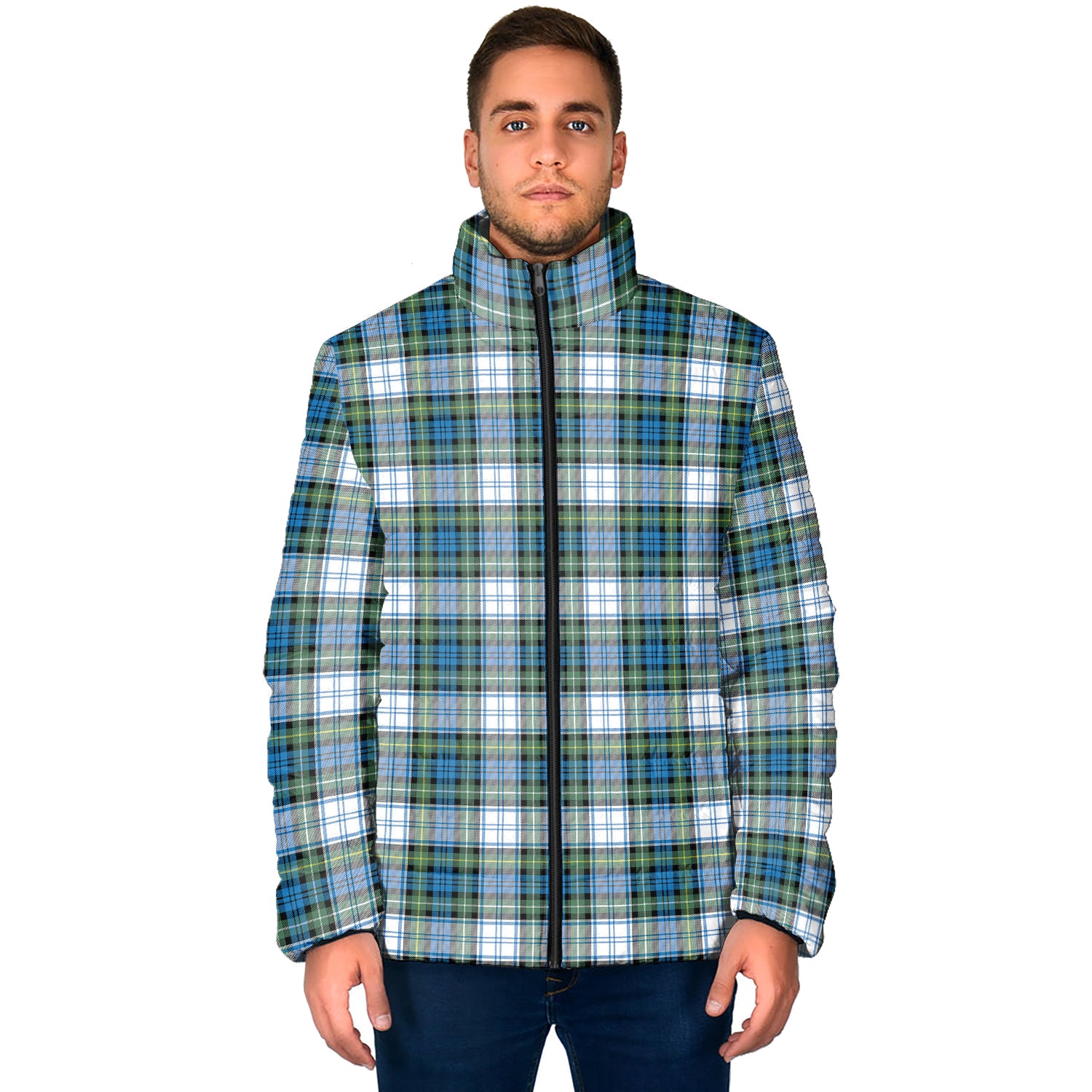 Campbell Dress Ancient Tartan Padded Jacket - Tartan Vibes Clothing