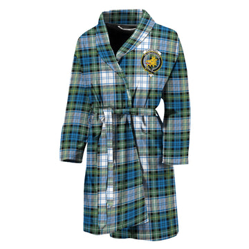 Campbell Dress Ancient Tartan Bathrobe with Family Crest